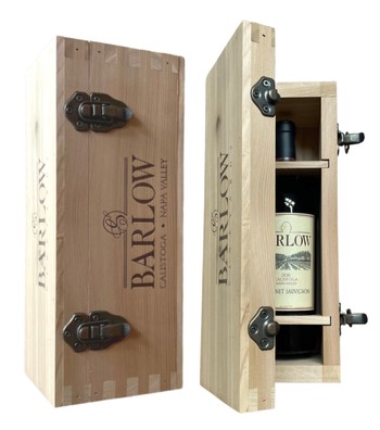 1 Bottle Wooden Box